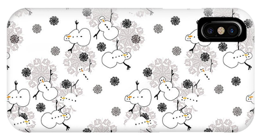 Snowman Pattern - Phone Case