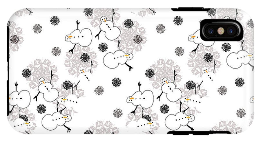 Snowman Pattern - Phone Case