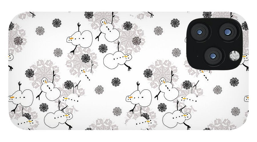 Snowman Pattern - Phone Case