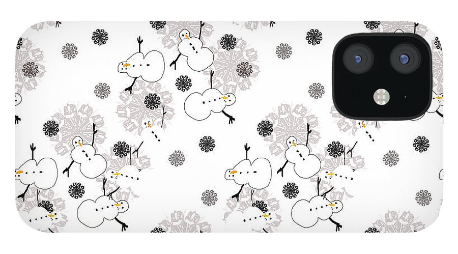 Snowman Pattern - Phone Case