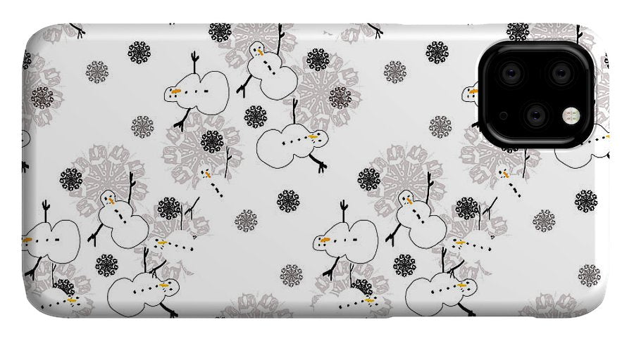 Snowman Pattern - Phone Case