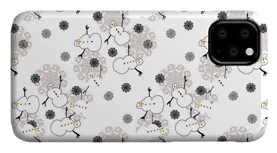 Snowman Pattern - Phone Case