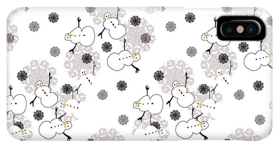 Snowman Pattern - Phone Case