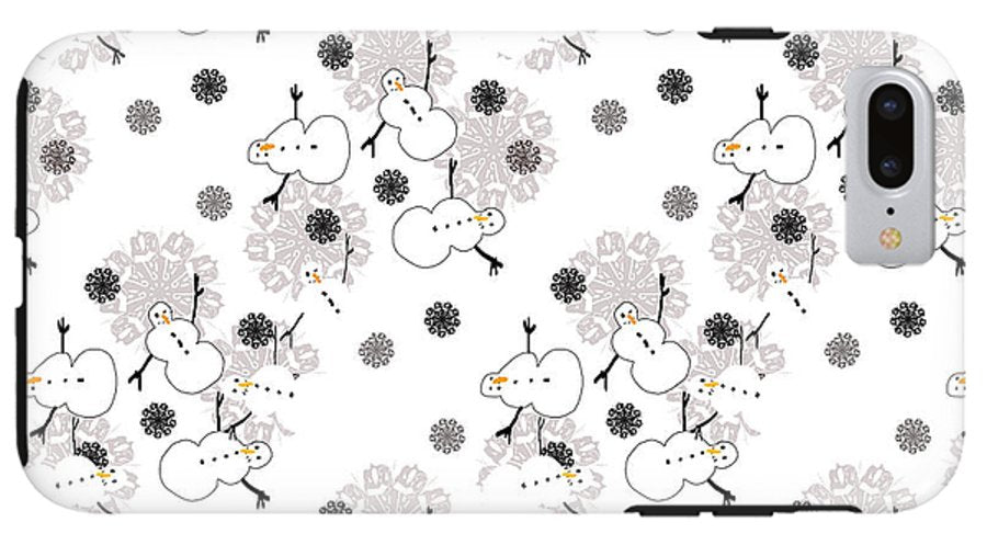 Snowman Pattern - Phone Case