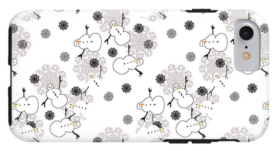 Snowman Pattern - Phone Case