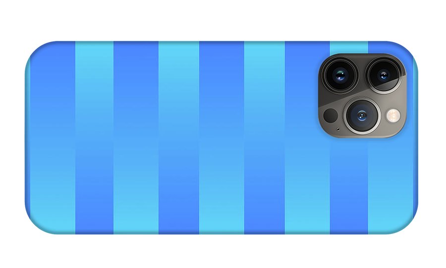 Soft Blue Stripes - Phone Case