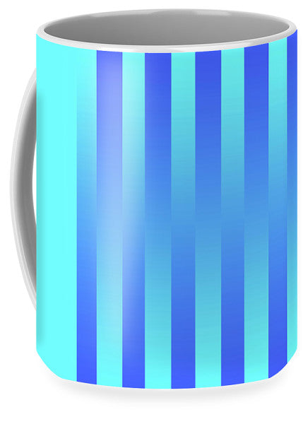 Soft Blue Stripes - Mug