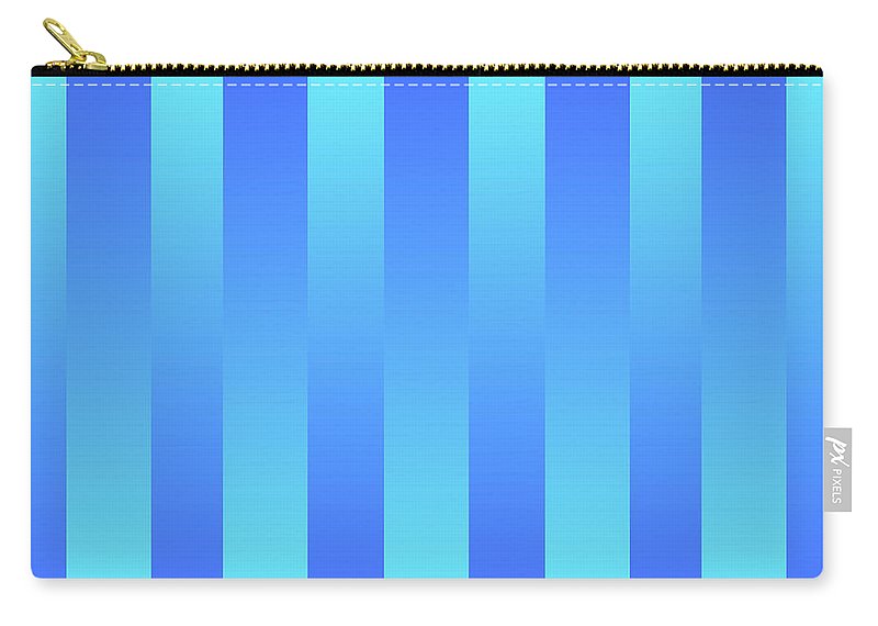Soft Blue Stripes - Carry-All Pouch