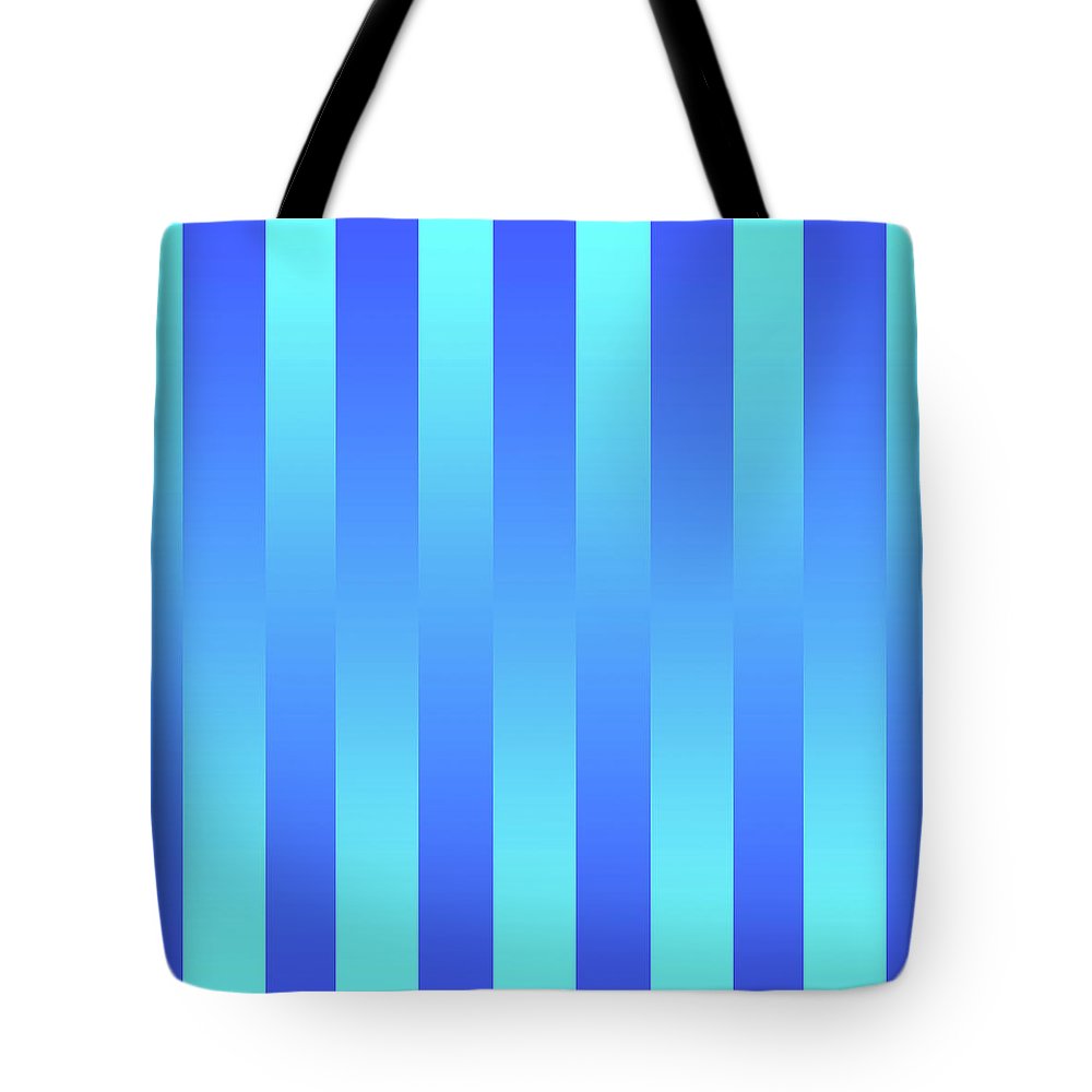 Soft Blue Stripes - Tote Bag