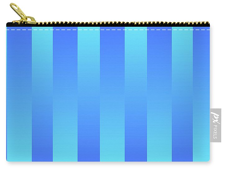 Soft Blue Stripes - Carry-All Pouch