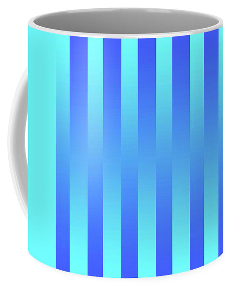 Soft Blue Stripes - Mug
