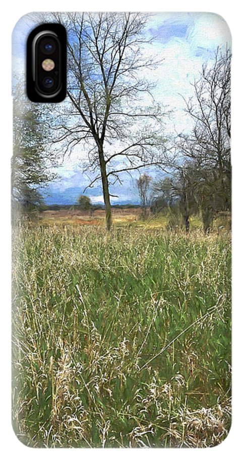 Spring Prairie Grass Landscape - Phone Case