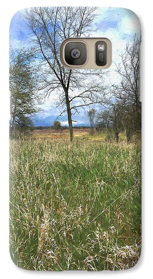 Spring Prairie Grass Landscape - Phone Case