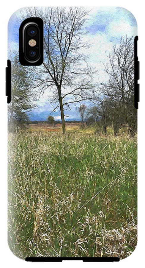 Spring Prairie Grass Landscape - Phone Case