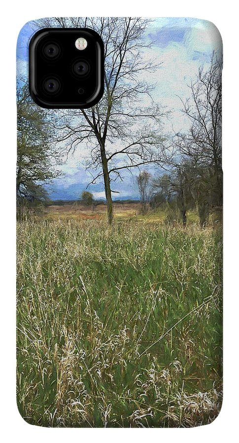 Spring Prairie Grass Landscape - Phone Case