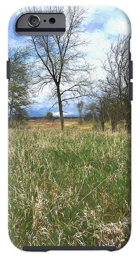 Spring Prairie Grass Landscape - Phone Case