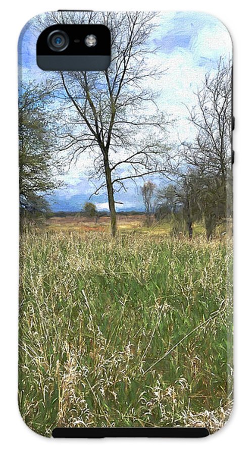 Spring Prairie Grass Landscape - Phone Case