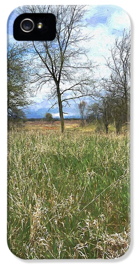 Spring Prairie Grass Landscape - Phone Case