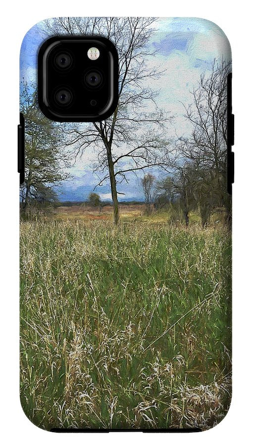 Spring Prairie Grass Landscape - Phone Case