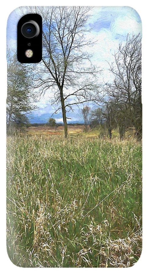 Spring Prairie Grass Landscape - Phone Case