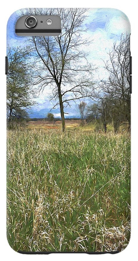 Spring Prairie Grass Landscape - Phone Case