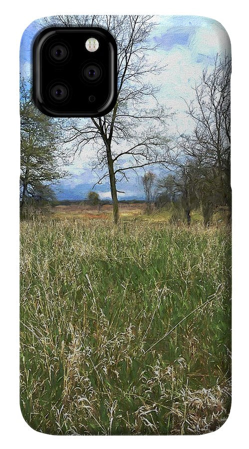 Spring Prairie Grass Landscape - Phone Case