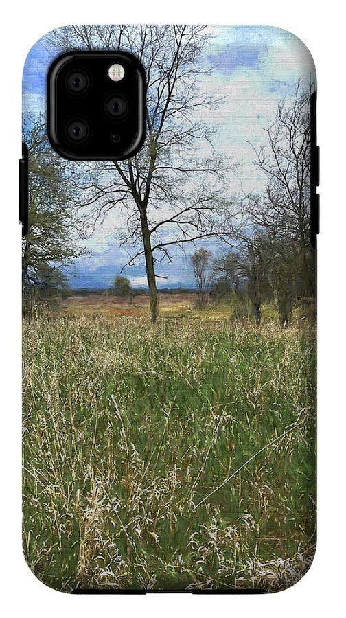 Spring Prairie Grass Landscape - Phone Case