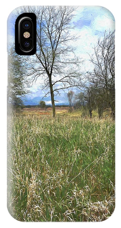 Spring Prairie Grass Landscape - Phone Case