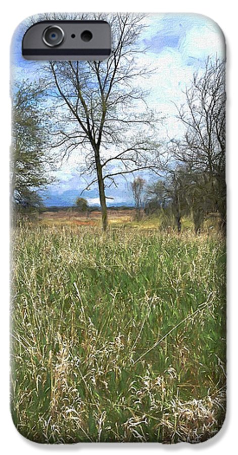 Spring Prairie Grass Landscape - Phone Case