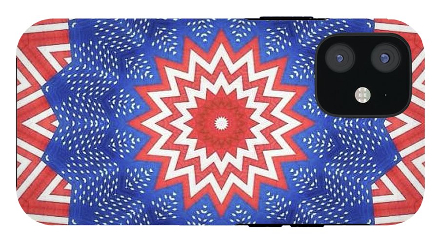 Stars and Stripes Pattern - Phone Case