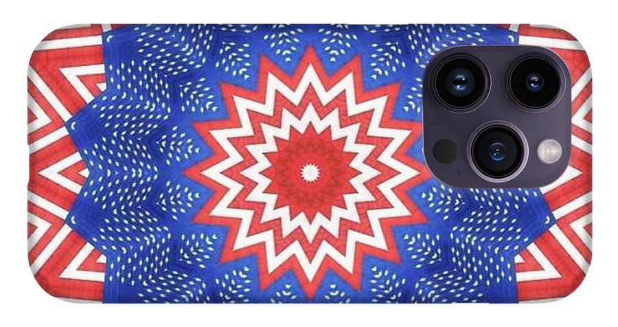 Stars and Stripes Pattern - Phone Case