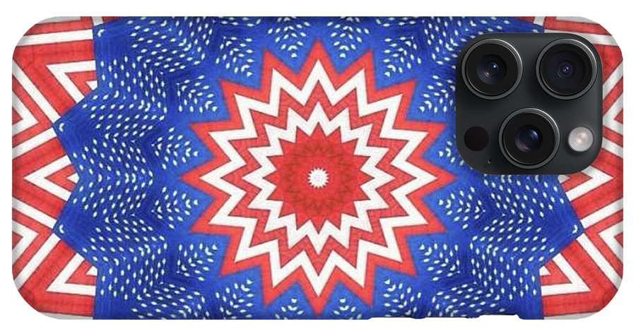 Stars and Stripes Pattern - Phone Case