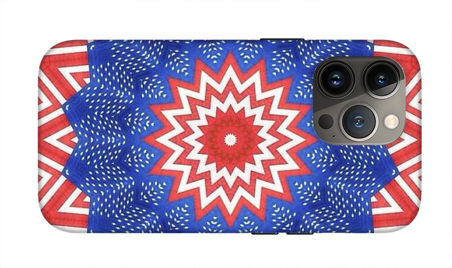 Stars and Stripes Pattern - Phone Case