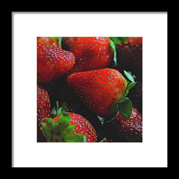 Strawberries - Framed Print