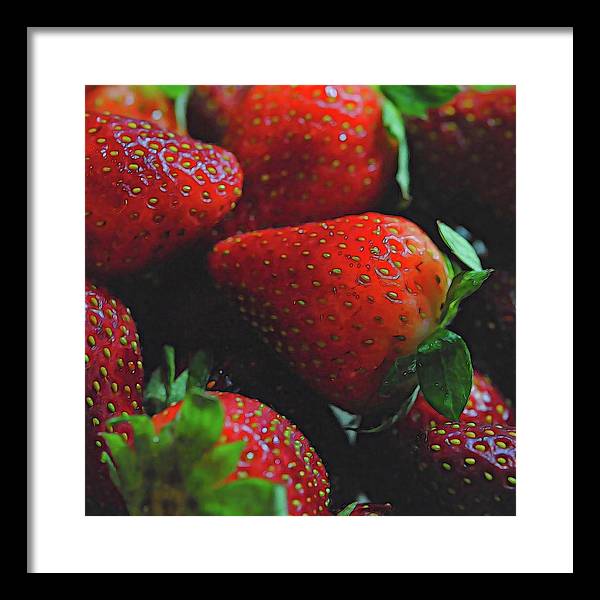 Strawberries - Framed Print