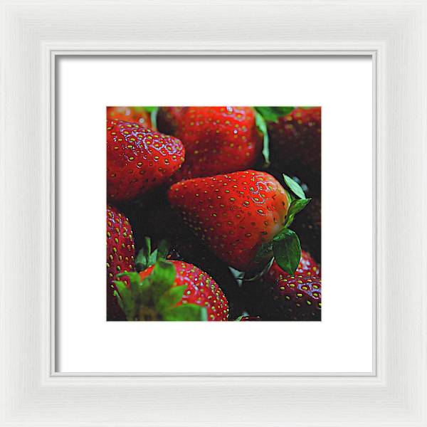 Strawberries - Framed Print