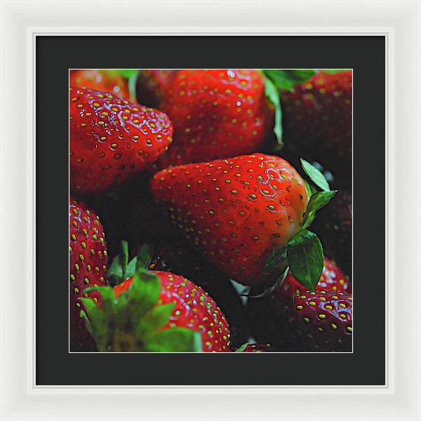 Strawberries - Framed Print