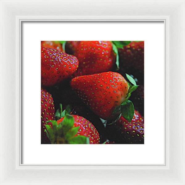 Strawberries - Framed Print