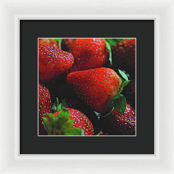 Strawberries - Framed Print