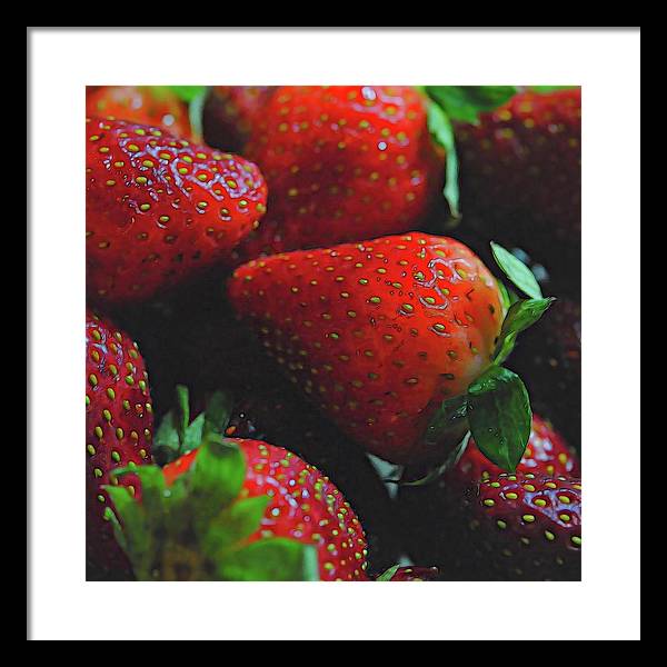 Strawberries - Framed Print