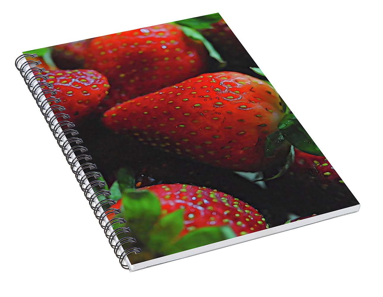 Strawberries - Spiral Notebook