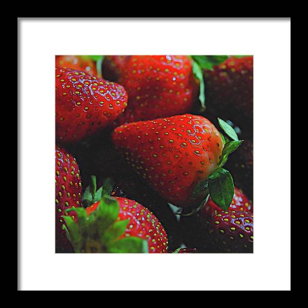 Strawberries - Framed Print