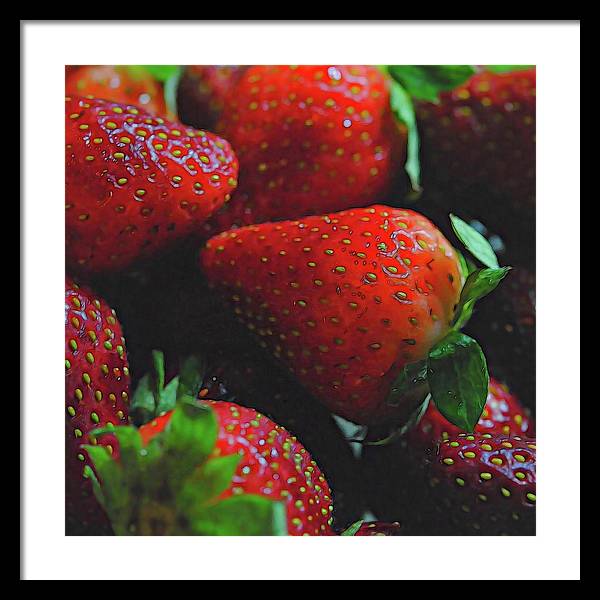 Strawberries - Framed Print