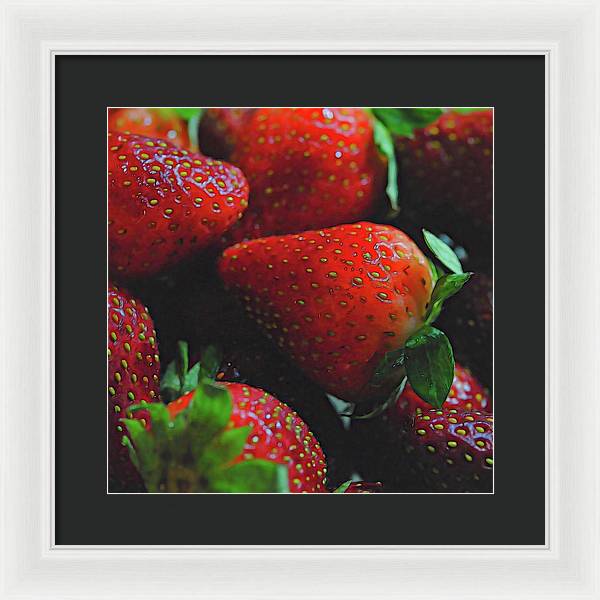 Strawberries - Framed Print