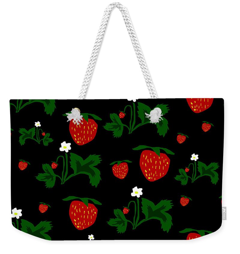 Strawberries Pattern - Weekender Tote Bag