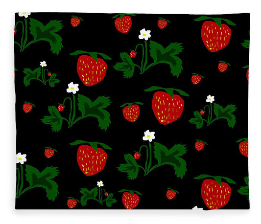 Strawberries Pattern - Blanket