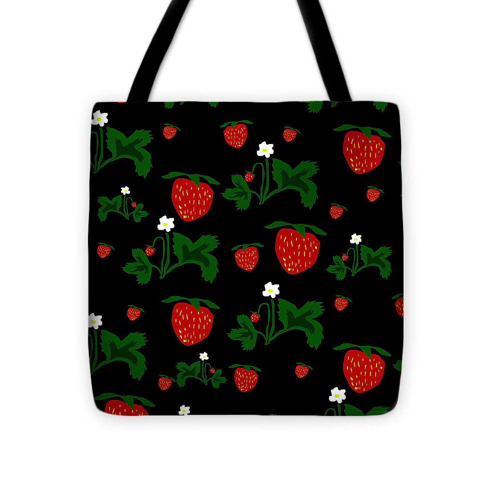 Strawberries Pattern - Tote Bag