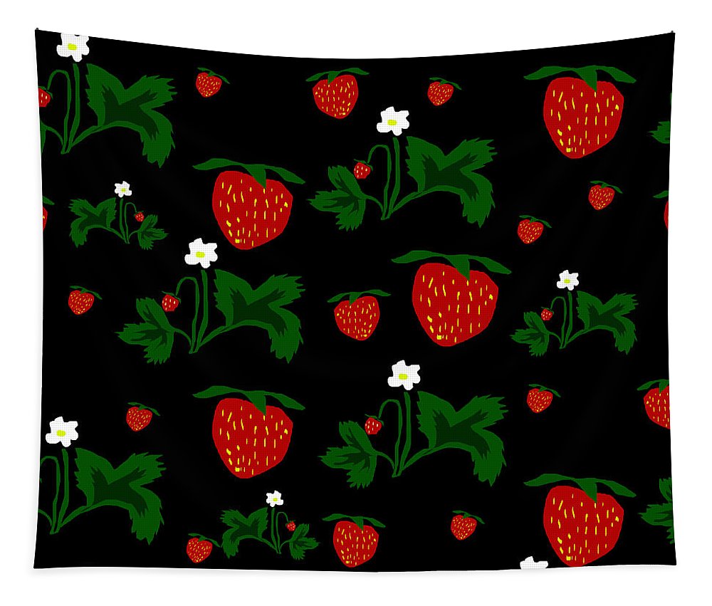 Strawberries Pattern - Tapestry