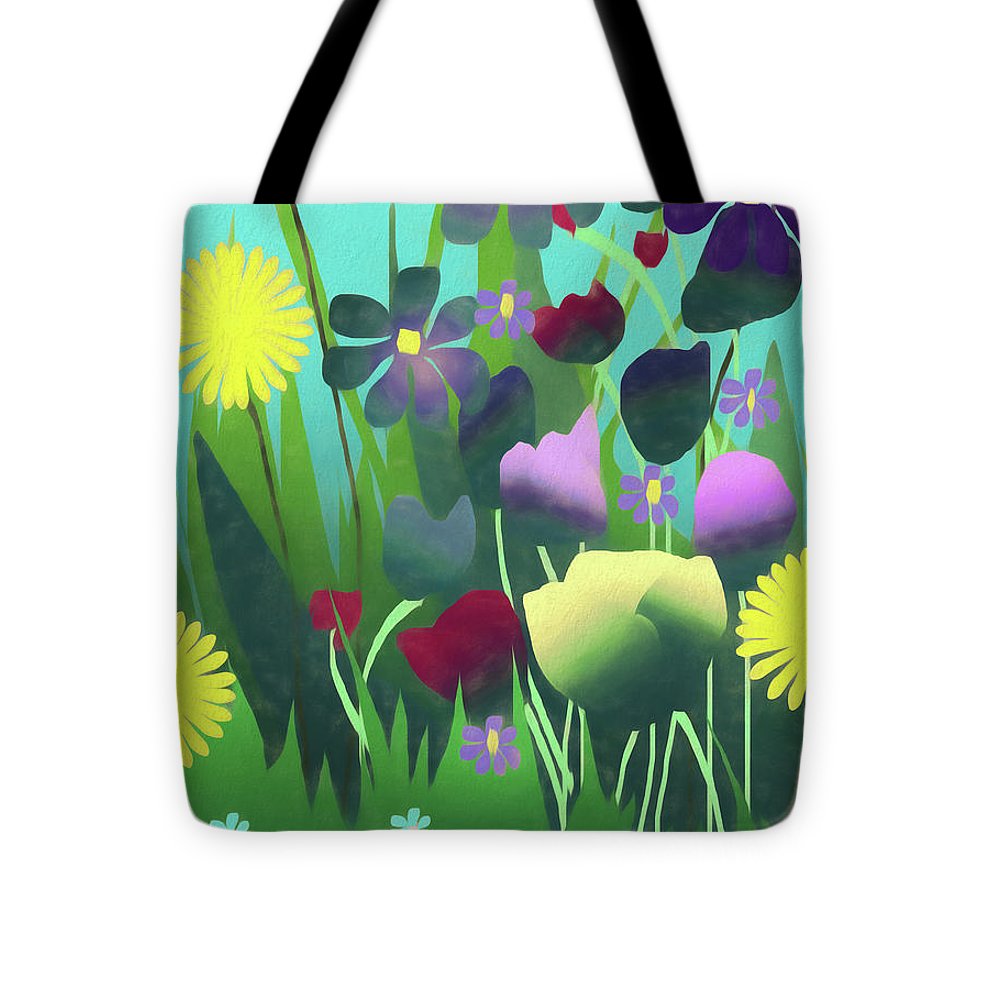 Summer Flower Garden - Tote Bag