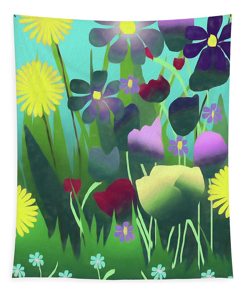 Summer Flower Garden - Tapestry